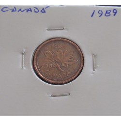 Canadá - 1 Cent - 1989