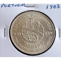 Portugal - 1000 Escudos -1983 - XVII Exposição - Prata