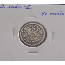 D. João V - 1/2 Tostão -...