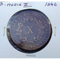 D. Maria II - X Réis - 1846