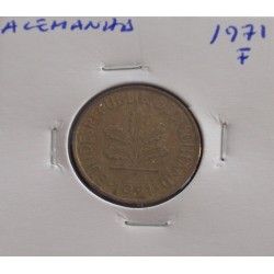 Alemanha - 10 Pfennig - 1971 F