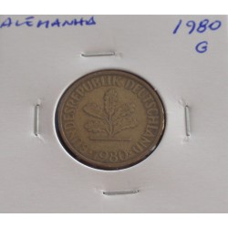Alemanha - 10 Pfennig - 1980 G