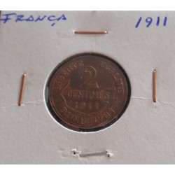 França - 2 Centimes - 1911