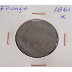 França - 5 Centimes - 1861 K