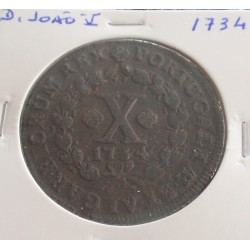 D. João V - X Réis - 1734 -...