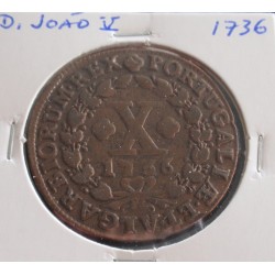 D. João V - X Réis - 1736 -...