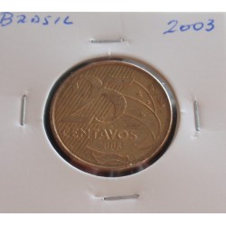 Brasil - 25 Centavos - 2003