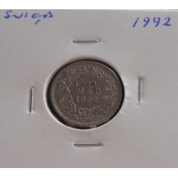 Suiça - 1/2 Franc - 1992