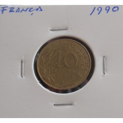 França - 10 Centimes - 1990