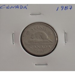 Canadá - 5 Cent - 1987