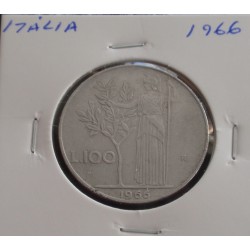 Itália - 100 Lire - 1966