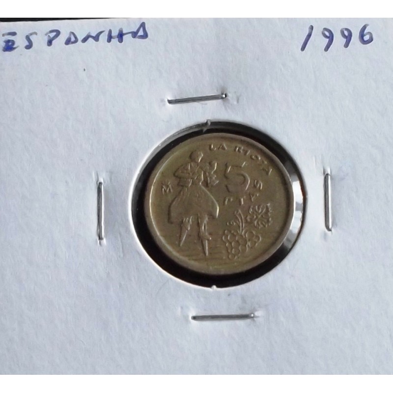 Espanha - 5 Pesetas - 1996 - La Rioja