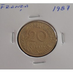 França - 20 Centimes - 1987