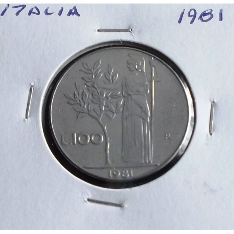 Itália - 100 Liras - 1981