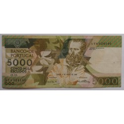 Portugal - 5000 Escudos -...