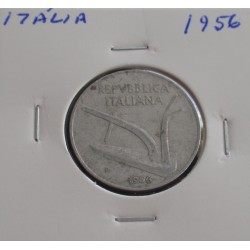 Itália - 10 Lire - 1956