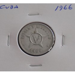 Cuba - V Centavos - 1966