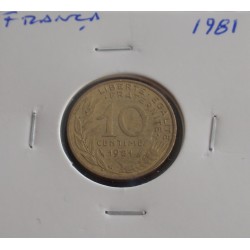 França - 10 Centimes - 1981