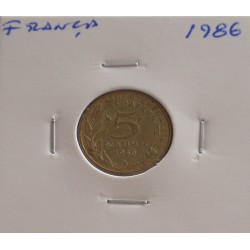 França - 5 Centimes - 1986