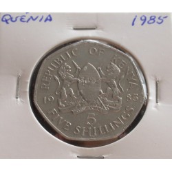 Quénia - 5 Shillings - 1985