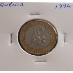 Quénia - 10 Shillings - 1994