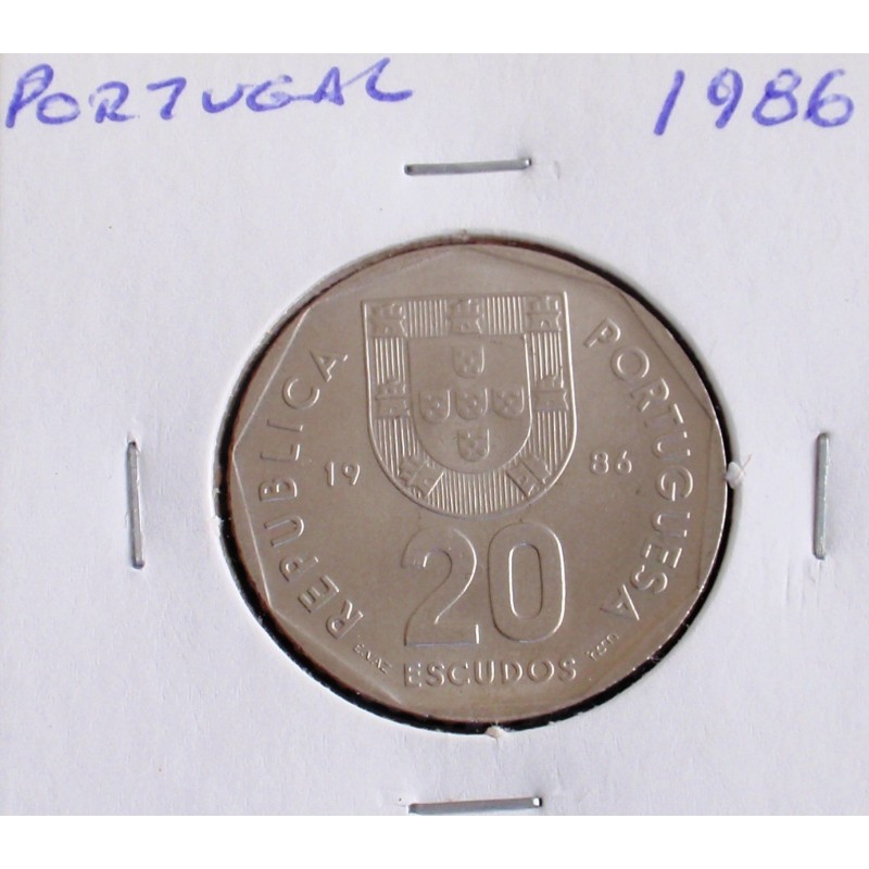 Portugal - 20 Escudos - 1986