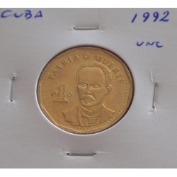 Cuba - 1 Peso - 1992 - Unc