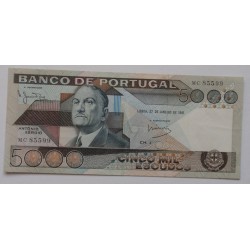 Portugal - 5000 Escudos -...
