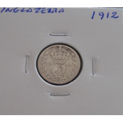 Inglaterra - 3 Pence - 1912...