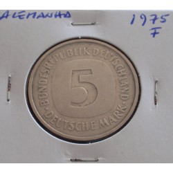 Alemanha - 5 Mark - 1975 F