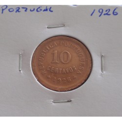 Portugal - 10 Centavos - 1926