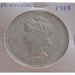 Portugal - 1 Escudo - 1916...