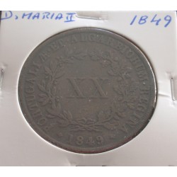 D. Maria II - XX Réis - 1849