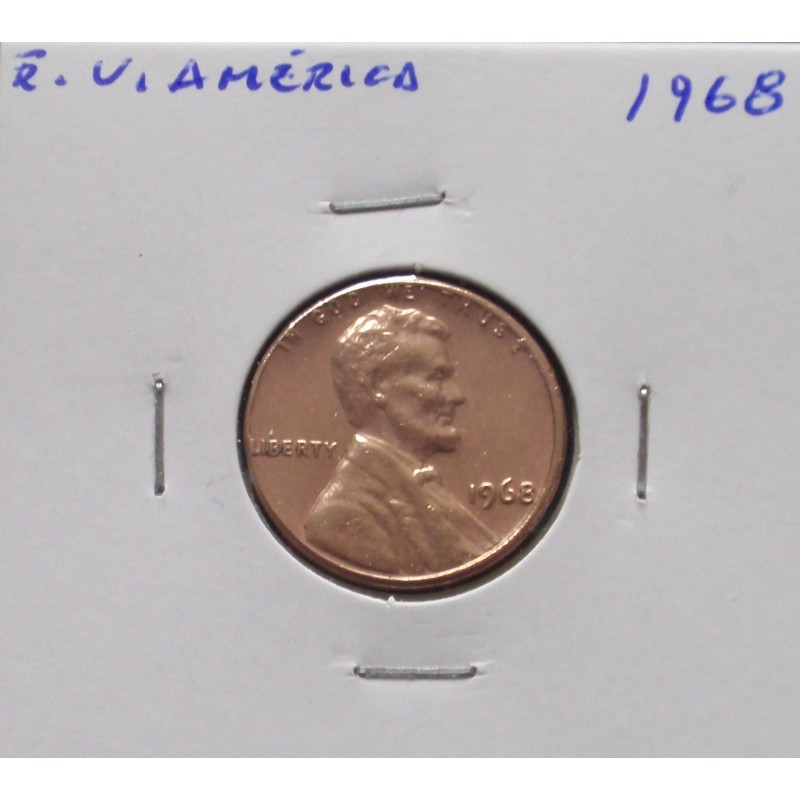 E. U. América - 1 Cent - 1968