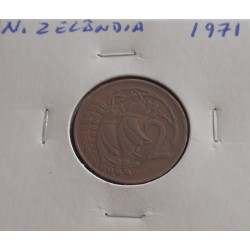 N. Zelândia - 2 Cents - 1971