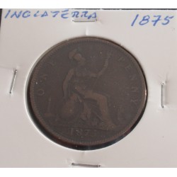 Inglaterra - 1 Penny - 1875