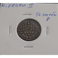 D. Pedro II - 1/2 Tostão P...
