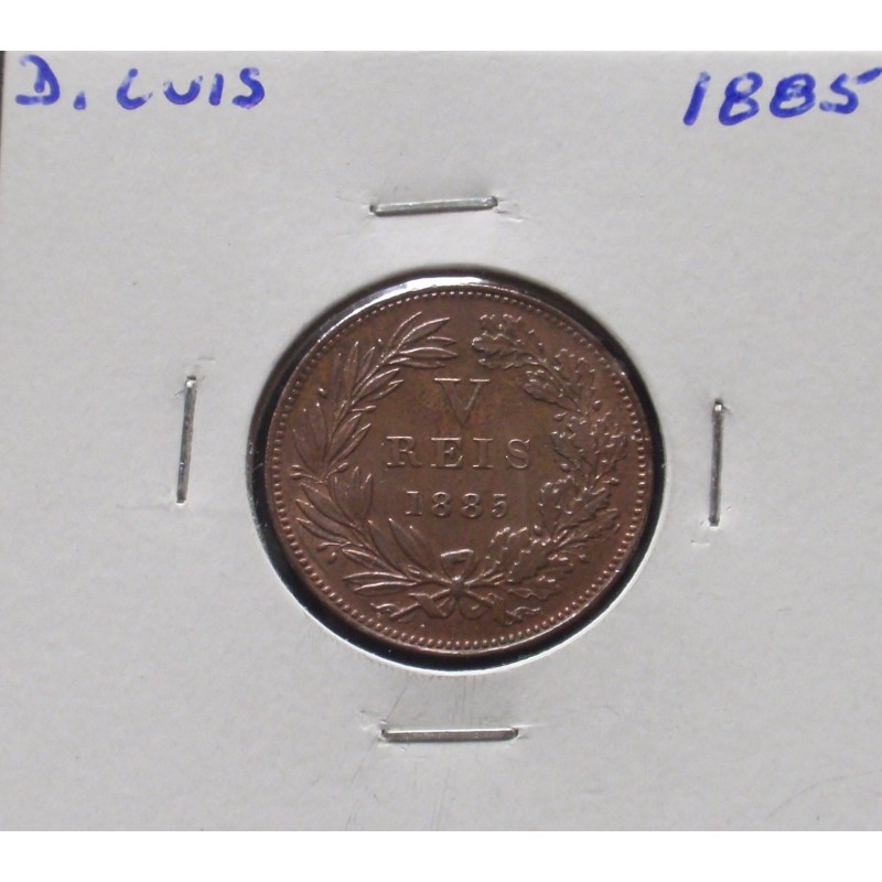 D. Luis - V Réis - 1885