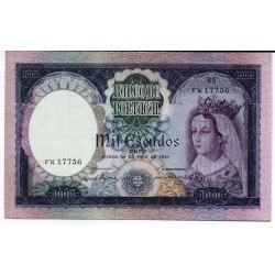 Portugal - Nota - 1000 Escudos - 30/5/1961 - Ch.8A - D. Filipa de Lencastre