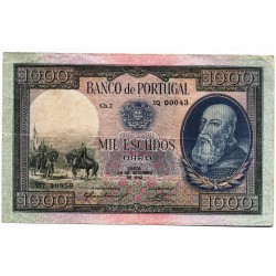 Portugal - Nota - 1000 Escudos - 29/9/1942 - Ch.7 - D. Afonso Henriques