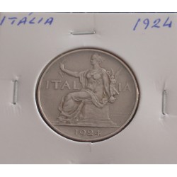 Itália - 1 Lira - 1924
