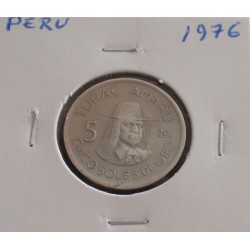Peru - 5 Soles de Oro - 1976