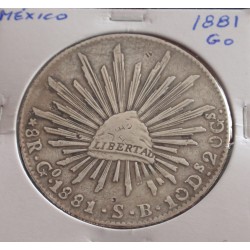 México - 8 Reales - 1881 Go...