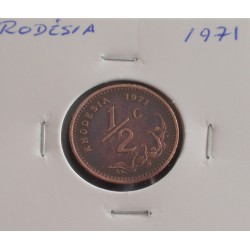 Rodésia - 1/2 Cent - 1971