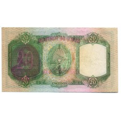 Portugal - Nota - 20 Escudos - 27/7/1948 -  Ch. 6 - D. António Luiz de Menezes