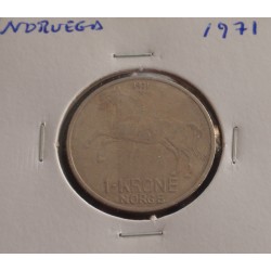 Noruega - 1 krone - 1971