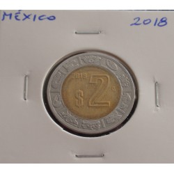México - 2 Pesos - 2018