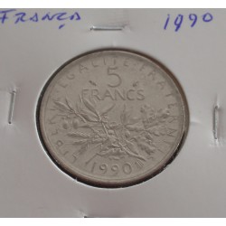 França - 5 Francs - 1990