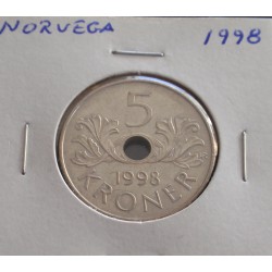 Noruega - 5 Kroner - 1998