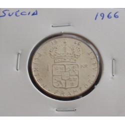 Suécia - 1 Krona - 1966 U -...